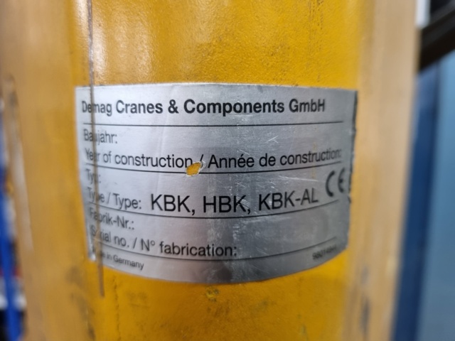 1081589-4 Column slewing crane Demag 250 kg