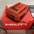 1029886-6 3 new Hilti batteries, 1 new Hilti charger and older charger with battery