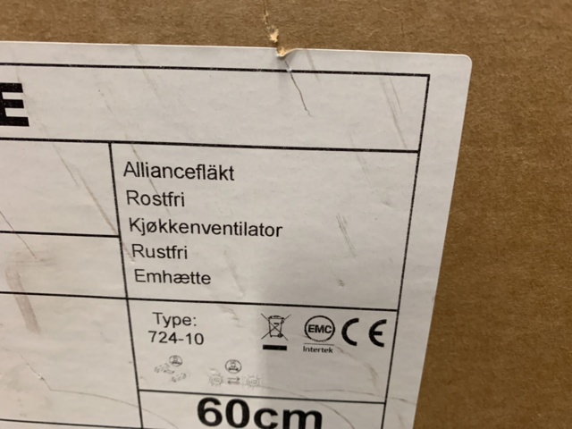 993093-3 Kitchen hood Franke Tender Alliance Stainless 60cm