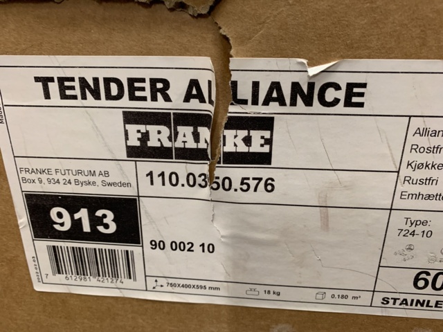 993093-5 Kitchen hood Franke Tender Alliance Stainless 60cm