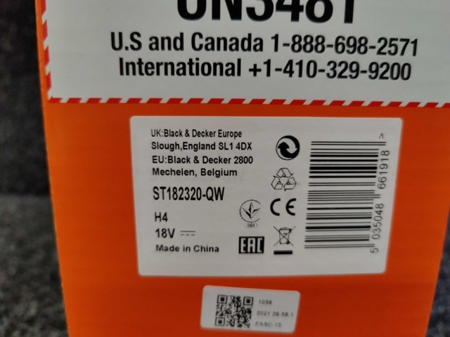 1081280-5 Grästrimmer Black & Decker ST182320-QW 18V