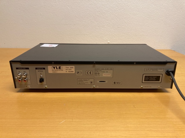 1081662-2 Sony MDS-JE480 Minidisc Deck Atrac/Atrac3 DSP Type-S