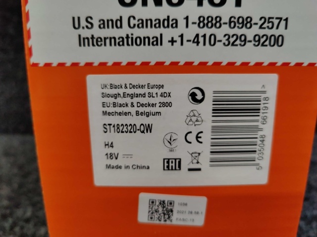 1081286-6 Grass trimmer Black & Decker ST182320-QW 18V