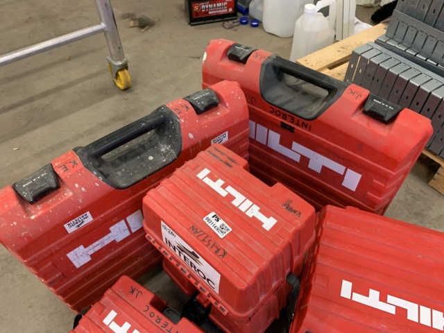 993114-4 Empty tool boxes Hilti 7pcs