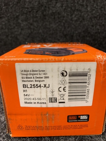 1081453-2 Battery Black & Decker BL2554-XJ 54V 2.5Ah