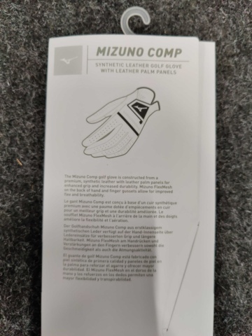 1081532-3 6-pack Golf Gloves Mizuno Comp Men's Medium/Large Left