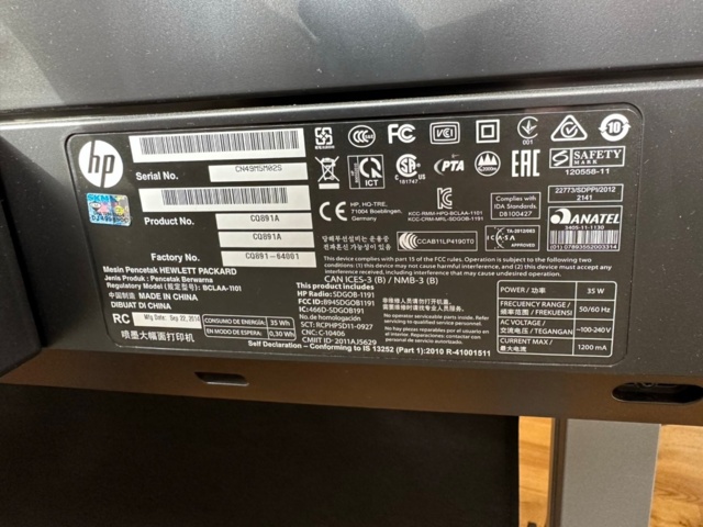 992052-2 Printer Hp DesignJet T120