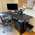 992056-1 Desk raise/lower electric, desk chair Markus Ikea
