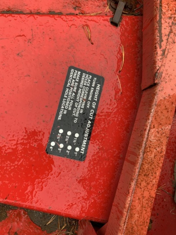 993129-9 Riding mower Toro Groundsmaster 217-D (repair item)