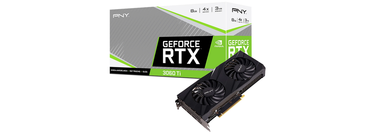 1082122-2 Graphics card PNY GeForce RTX 3060 Ti 8GB VERTO Dual Fan LHR