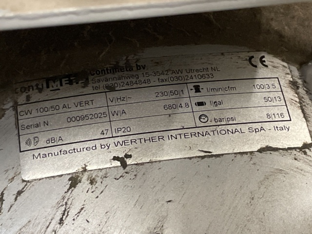 1060236-9 Whispair compressor with hose reel