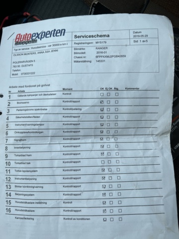 897519-31 Ford Ranger Double cab 3.2 TDCi 4x4 - 2016