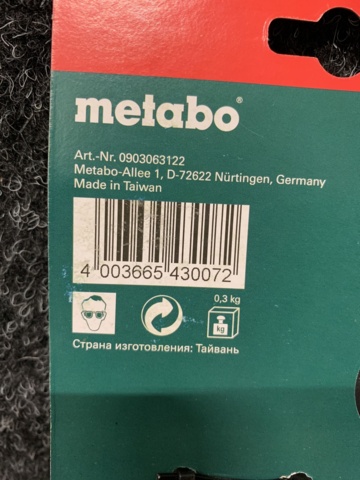 1085094-4 7 st Sprutmunstycken Metabo SB 2