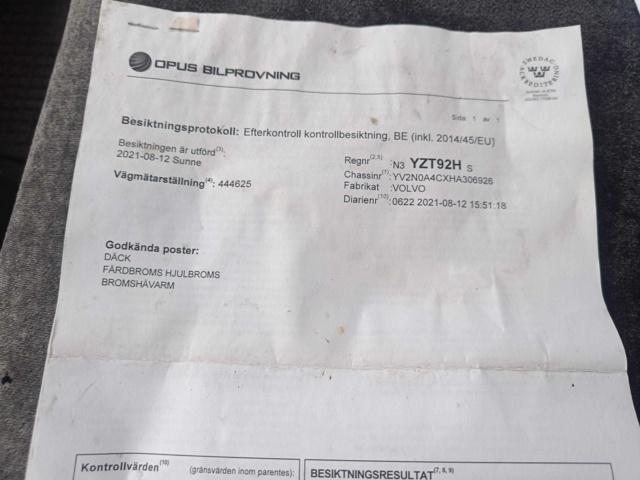 929342-113 Dump truck Volvo N10 - 1987 Repair object