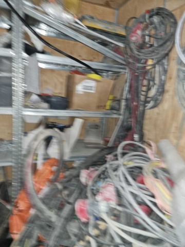 992168-13 8 foot container incl. tools, etc