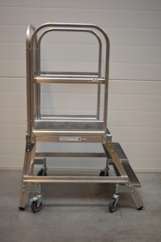 1035756-1 Mobile staircase, platform 3 steps