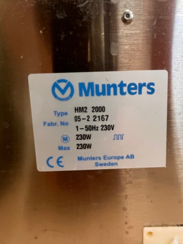1101771-4 Munters Humimax HM2 2000 humidifier