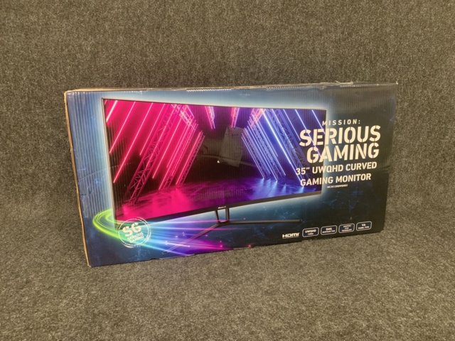 1082247-3 35" 120Hz Curved UWQHD Gaming Monitor Mission SG MC35120QWQHD2