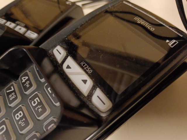 929356-5 Two Ingenico card readers
