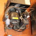 998754-14 Double freezer with disconnected compressor