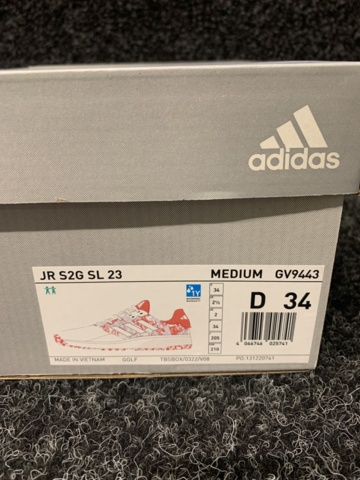 1083080-4 Golf shoes Adidas JR S2G SL 23, Size US 2.5