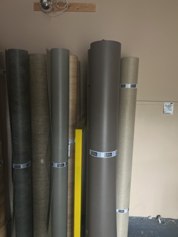 919709-40 Stock of floor mats, welding wire, parquet flooring, tools and accessories