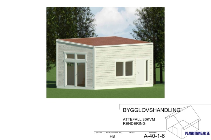 Attefall house with loft (30 sqm) - PS Auction - We value the future ...