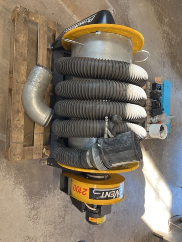 1039582-4 Exhaust gas extractor Plymovent 2100