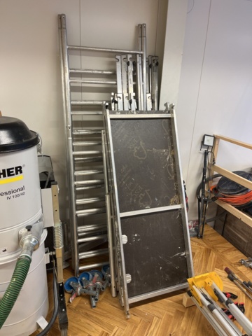 1078404-3 Construction scaffolding Krause Clim Tec approx. 5x1.6m