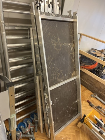 1078404-4 Construction scaffolding Krause Clim Tec approx. 5x1.6m