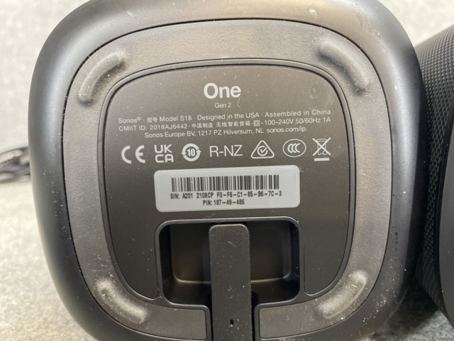 1060304-6 2 pcs Sonos One Gen2