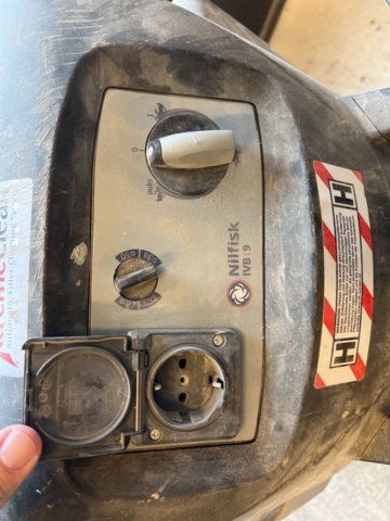 1078407-5 Nilfisk IVB 9 Industrial vacuum cleaner Dry/wet