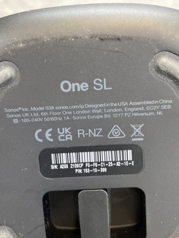 1060305-5 2 pcs Sonos One SL