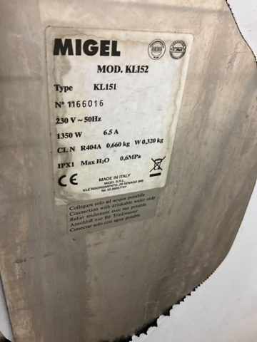 1061497-8 Porkka ice machine KL 152