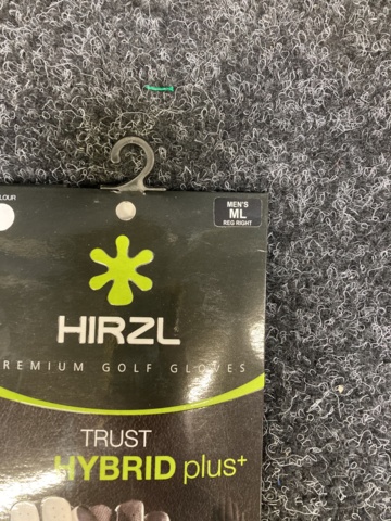 1100167-2 6 golf gloves HIRZL Trust Hybrid Plus+ Mens Regular size. M/L (1 left and 5 right)