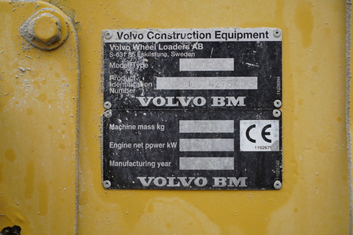 1103581-23 Loader Volvo L90C - 1996