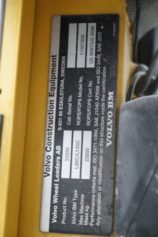 1103581-49 Loader Volvo L90C - 1996