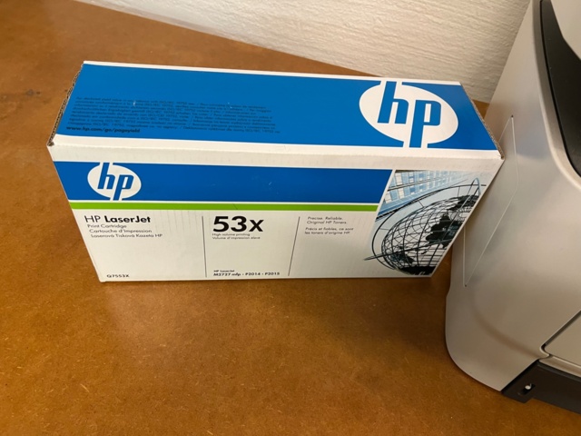 733012-2 HP LaserJet M2727nfs with new toner