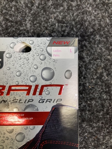 1100212-2 5 pairs of golf gloves Wilson Staff Rain Non-Slip Grip Ladies size L