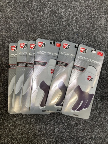 1100235-3 6 golf gloves Wilson Staff Conform Men's Right size M