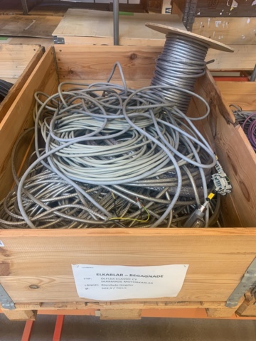 1035172-1 Skärmade kablar på pall