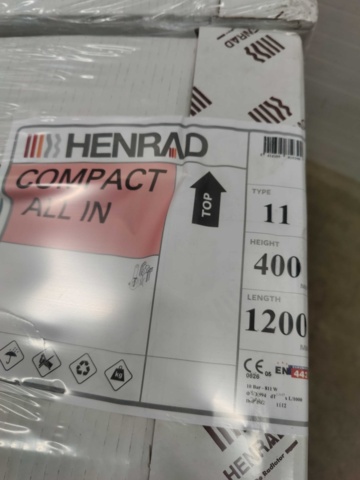 1082500-5 24 radiators Henrad Compact All In 22 400x1200 mm