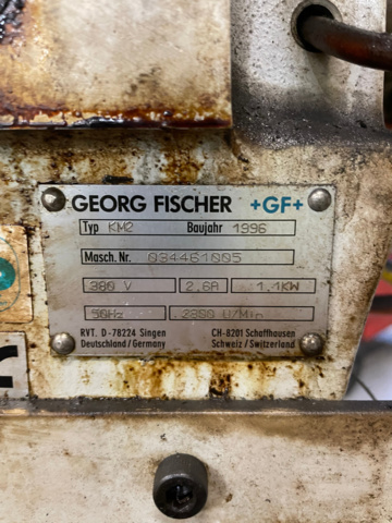 1049678-10 Thread machine/belt machine George Fischer Km 2 with tool