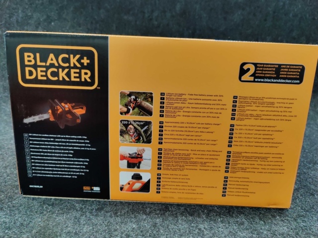 1082502-2 Chainsaw Black & Decker GKC1825L20-QW 18V