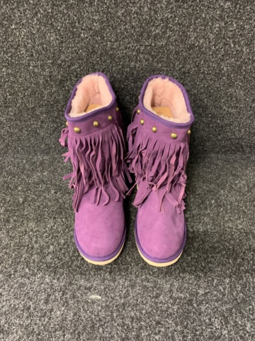 1098209-2 Sheepskin boots El Paso purple, size 39