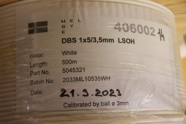 1033861-3 Microtube 5/3.5mm LSOH 500m
