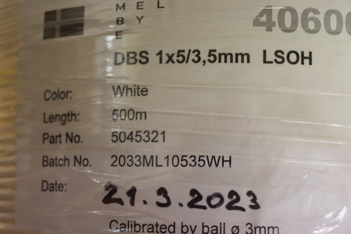 1033861-7 Microtube 5/3.5mm LSOH 500m