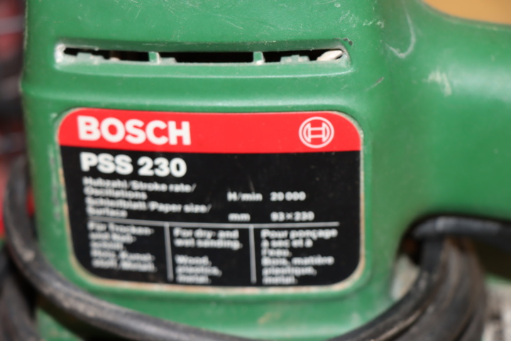 1033882-3 Bosch PSS 230 sander + Heating fan Connect 2kW