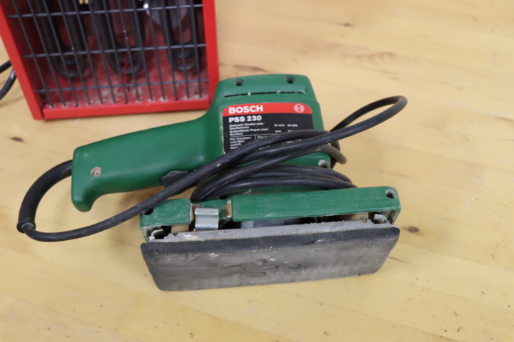 1033882-4 Bosch PSS 230 sander + Heating fan Connect 2kW