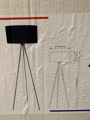 1098225-4 Golvlampa Malmbergs Steel
